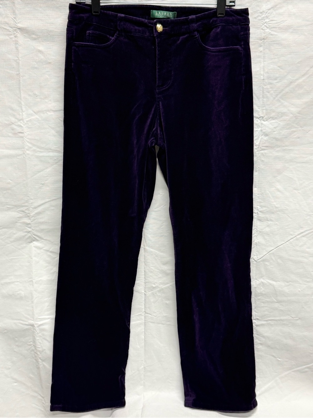 Lauren by Ralph Lauren Corduroy Pants in Deep Purple